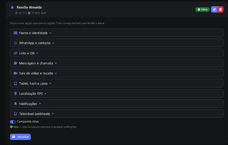 Campainha e caixa de encomendas Lerline