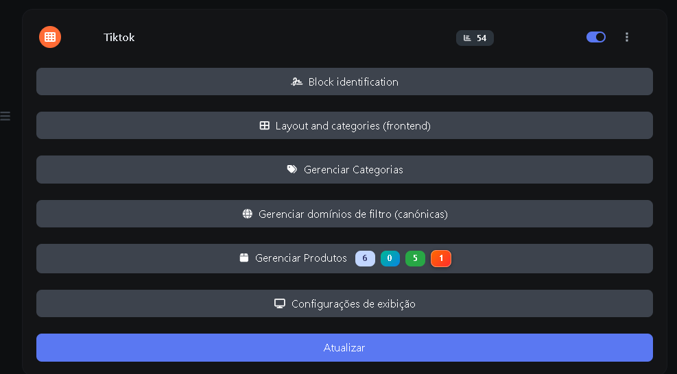 Grade de produtos e raspadores Lerline